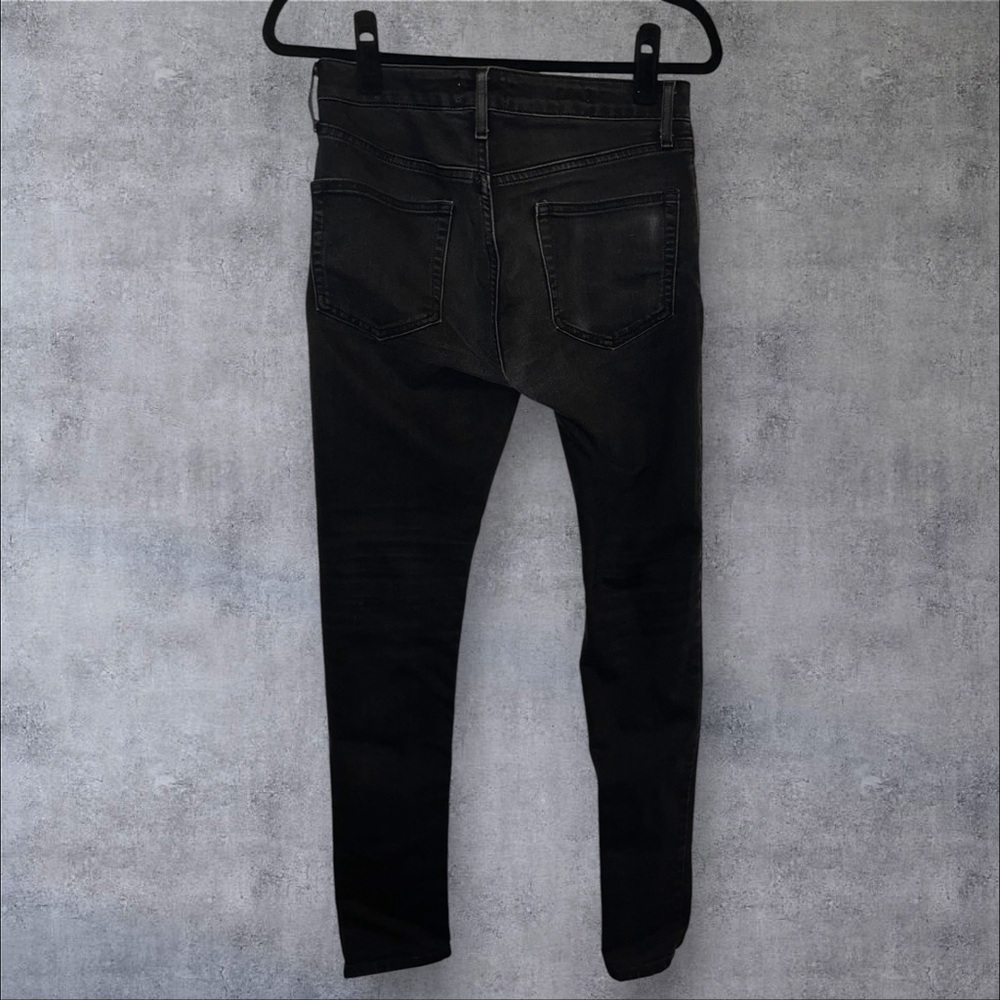 Top man spray on skinny Men's Black Jeans